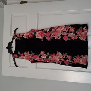 Black sundress with flowers